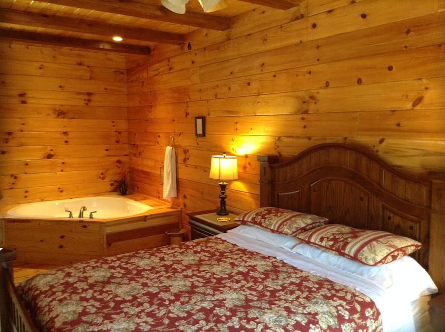 Chestnut Cabin. Romantic Jacuzzi Tub. Free Canoe. - Cabins ...