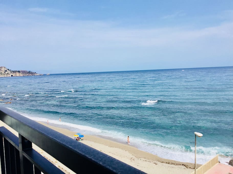 Beach across the street