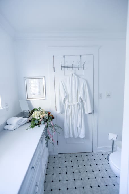 Every suite has a large private bath.