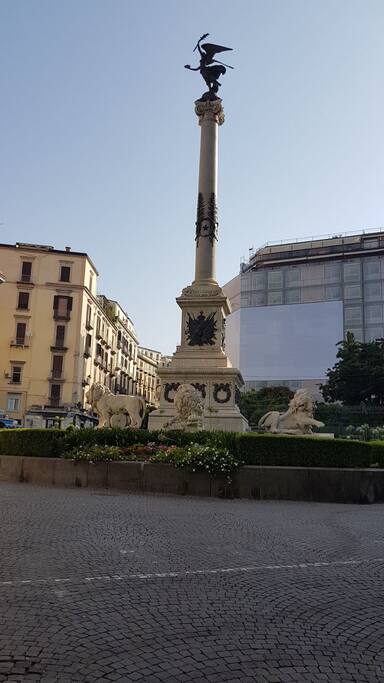 Piazza dei Martiri.Square of the martyrs. A 300 metri