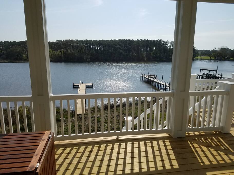 View from top floor East Facing deck