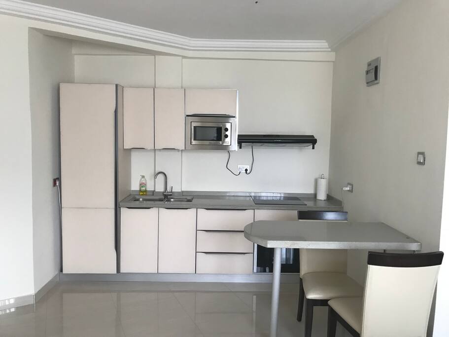 Open plan kitchen