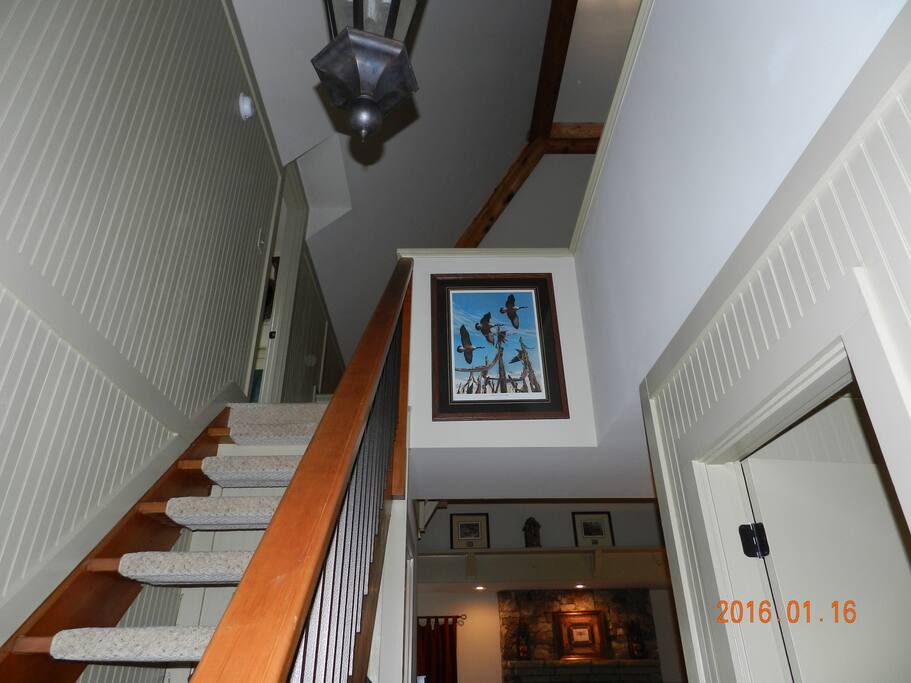 Foyer greets you with space and charm.