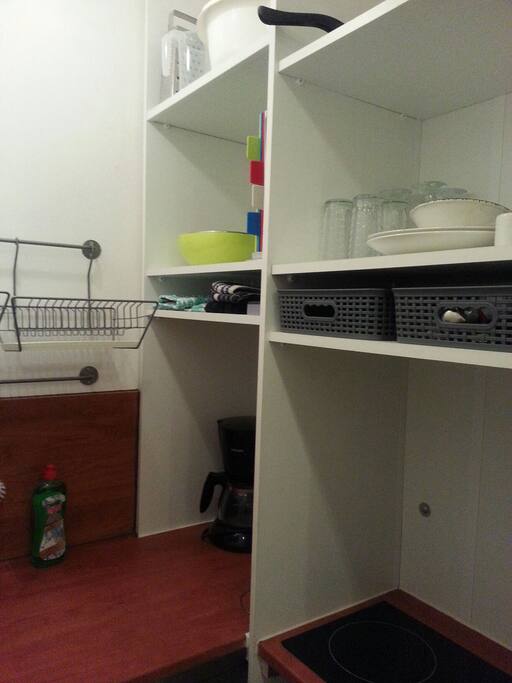 Fully equipped for preparing daily mails.