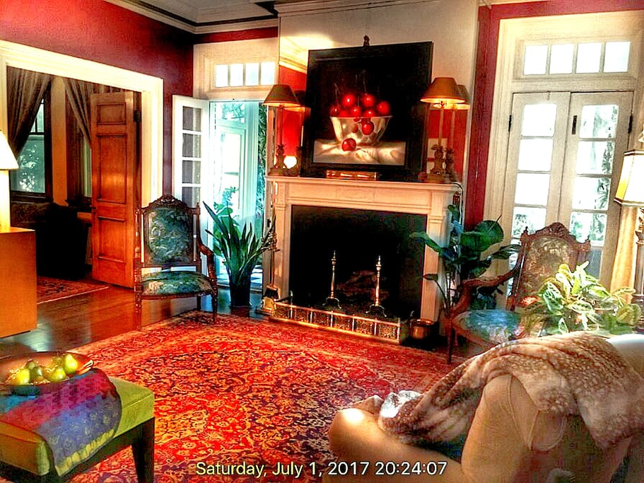 ...in this stately, 1923 Georgian 'writer's cottage', right in the heart of our Vineville Historic District.