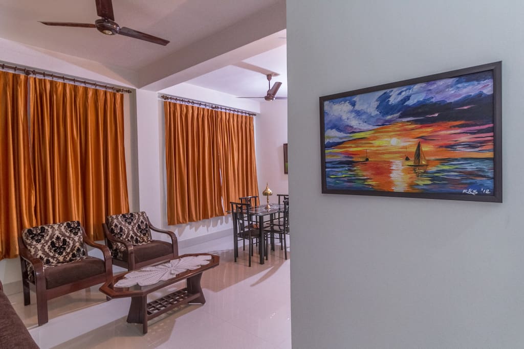 Living space as seen from entrance door