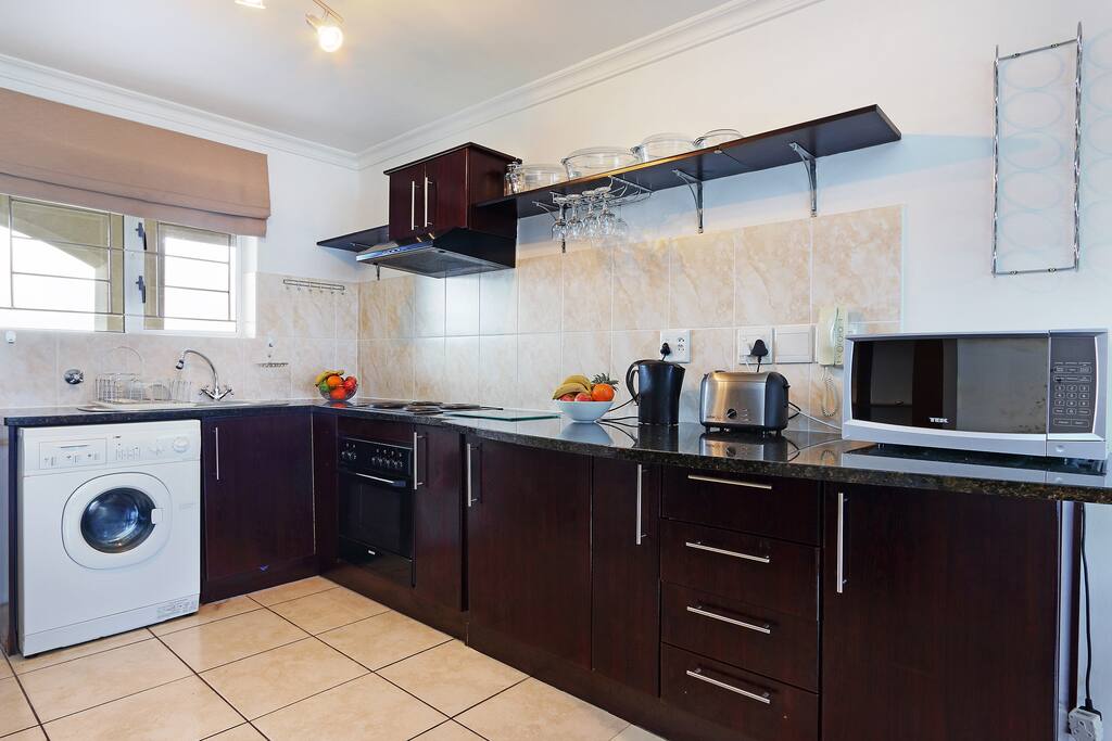 Kitchen with Washing Machine