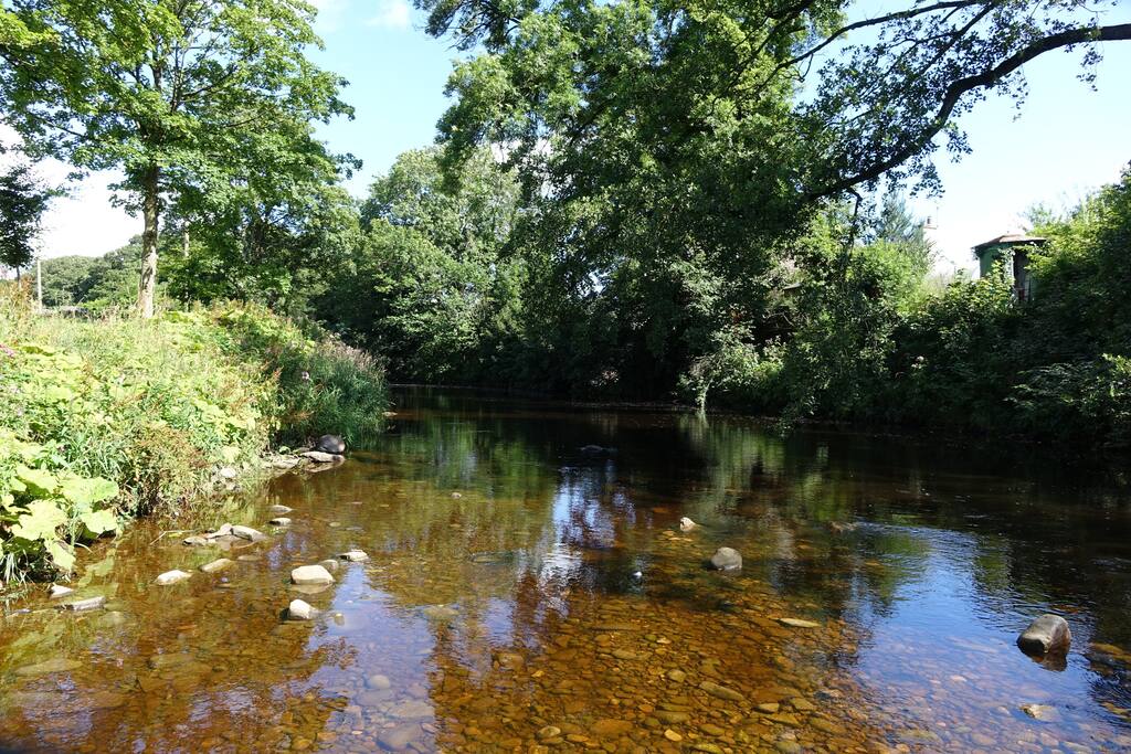 River Wenning over the garden wall