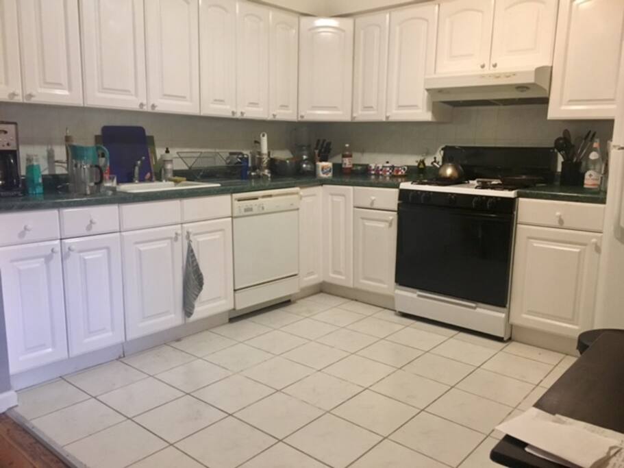 Huge kitchen with appliances
