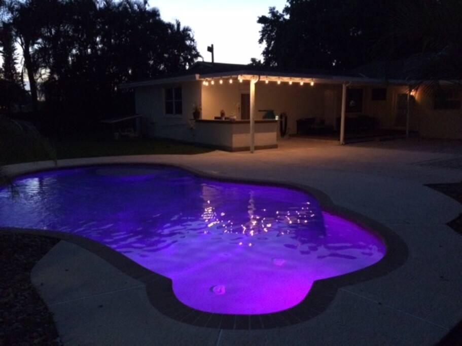 Patio with the pool.
