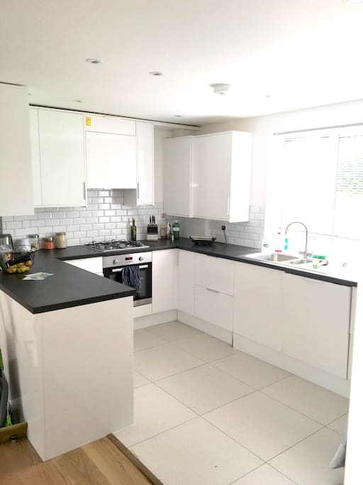 Modern kitchen with amenities
