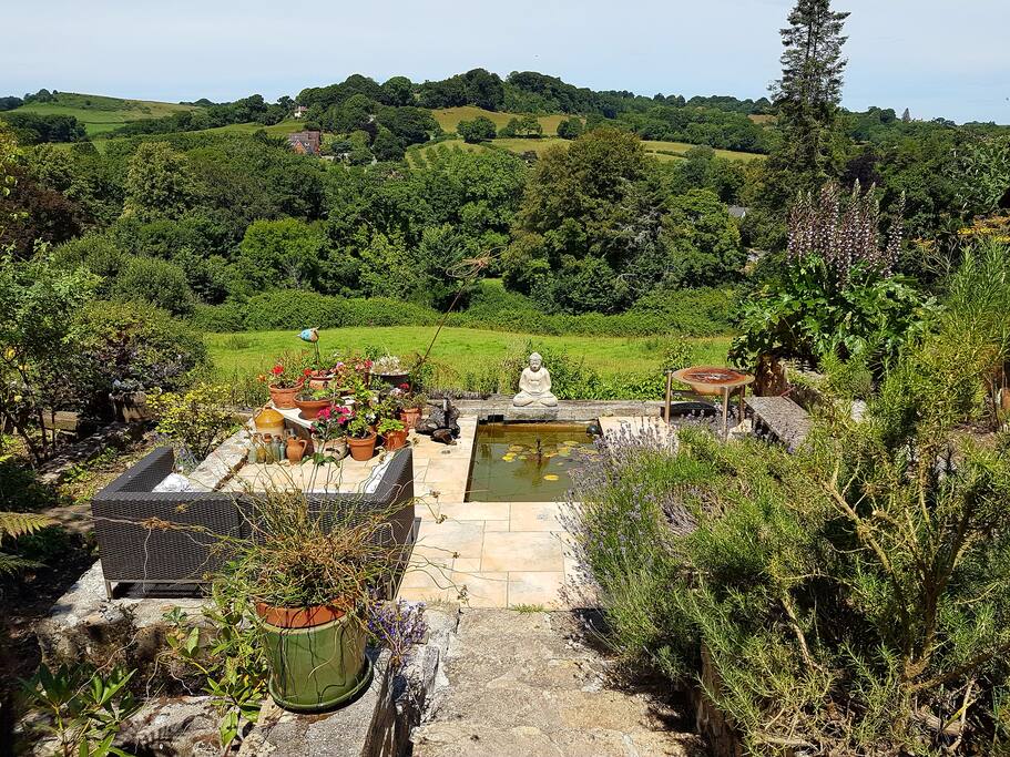 One of three back garden patios