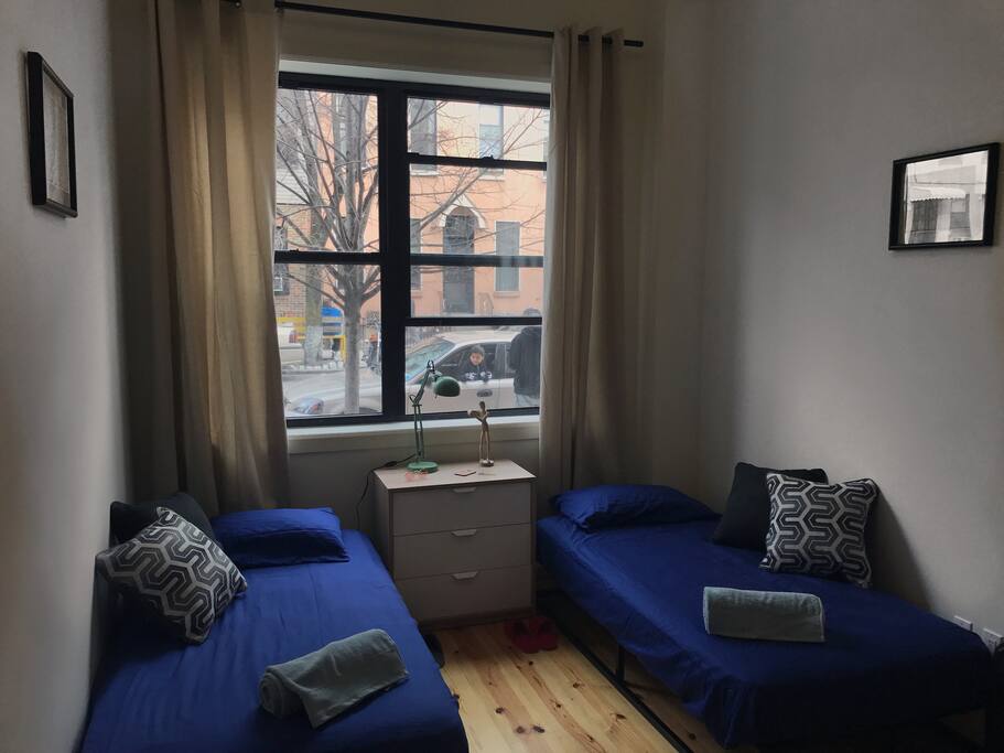The twin bedroom