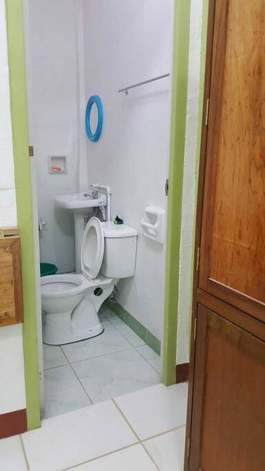 Private toilet and bath