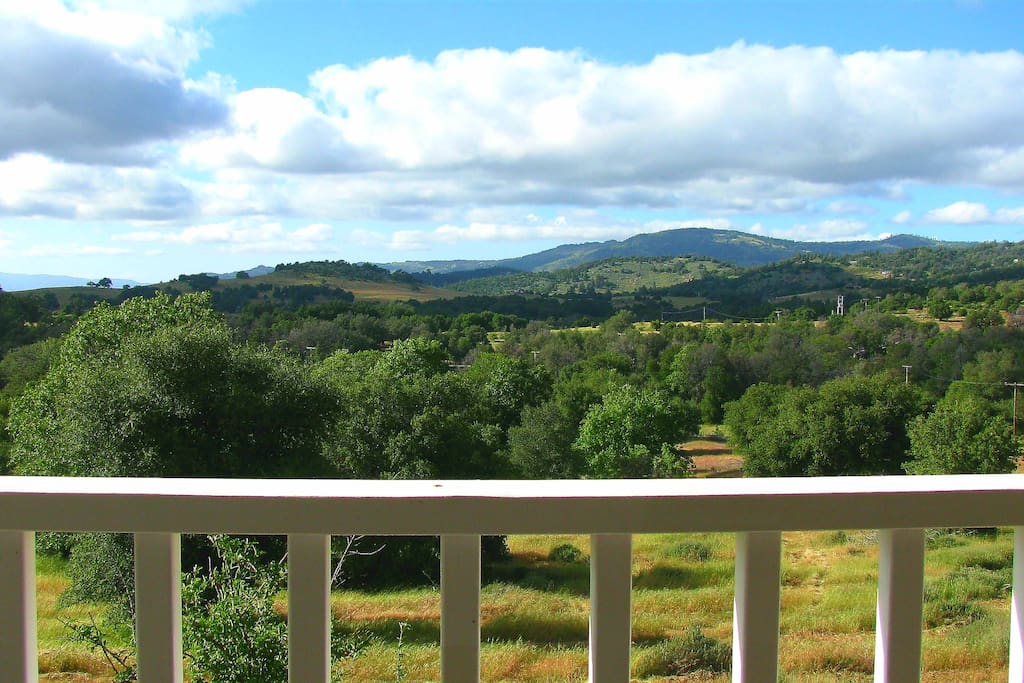 Spectacular front porch view