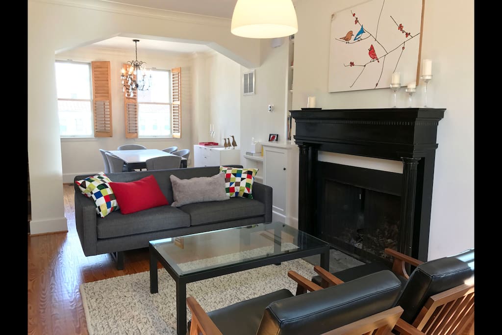 Living and dining rooms