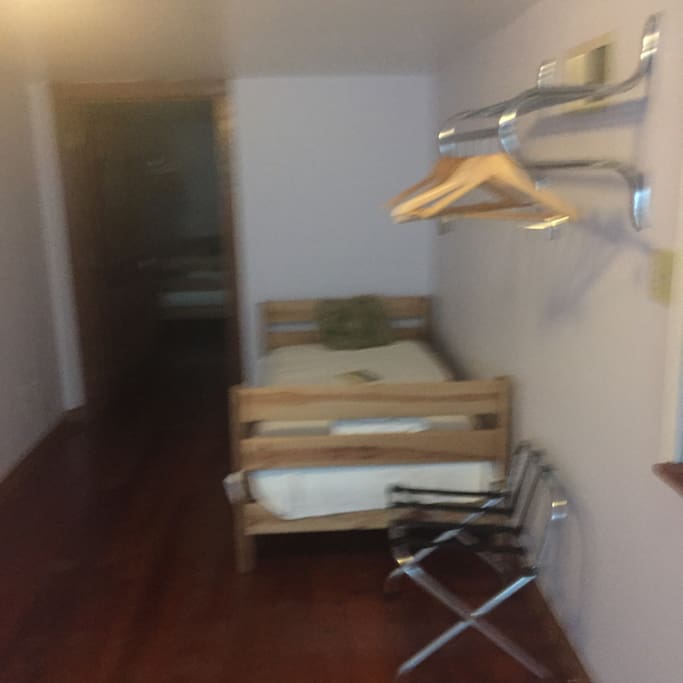 One of three single rooms