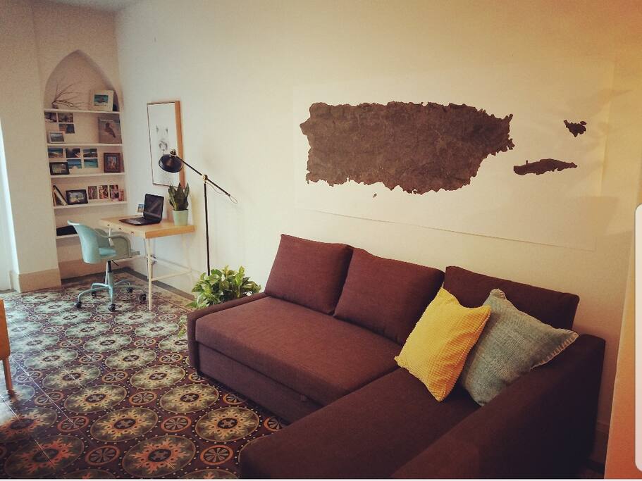 Living Room and Office Space