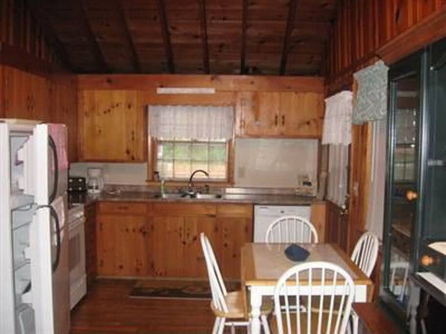 Kitchen area open to living room
