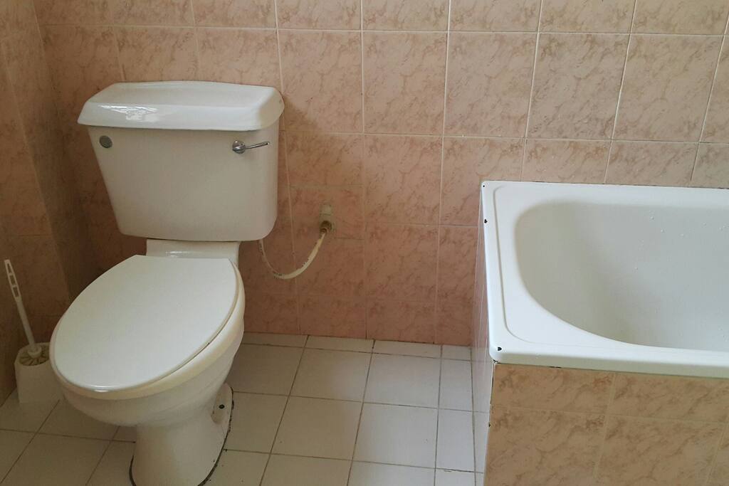Bathroom and toilet