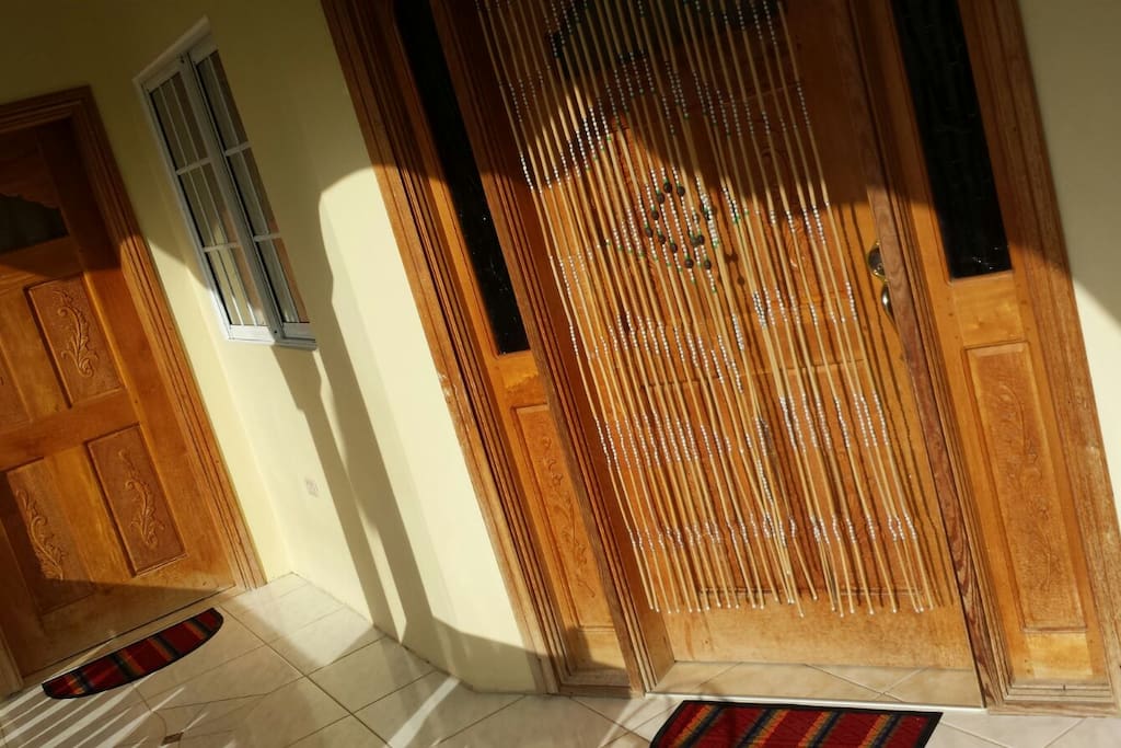 Front door and private entry