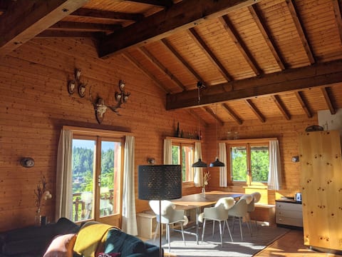 Time out with a view - Cozy chalet with sauna