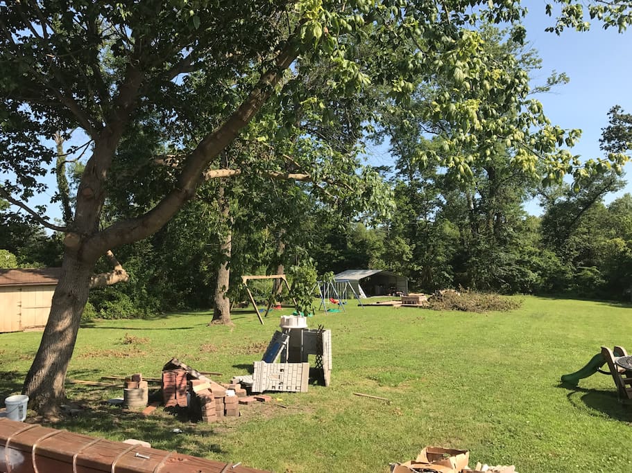 Different angle of the yard.