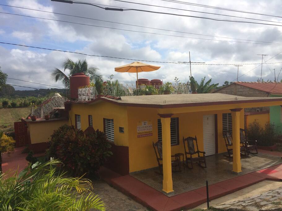 frente de la casa