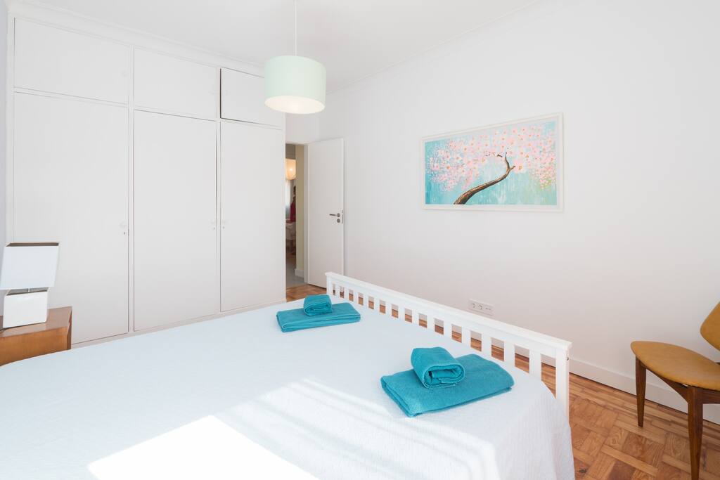 Bedroom with king-size bed