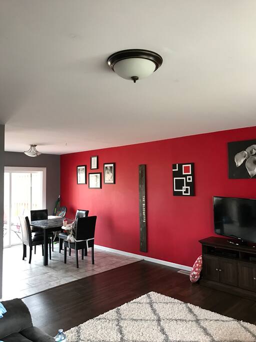 Main room into dinning area.