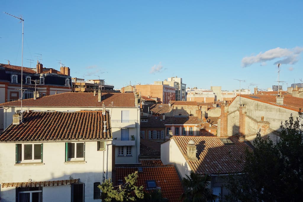 Vue depuis la fenêtre.