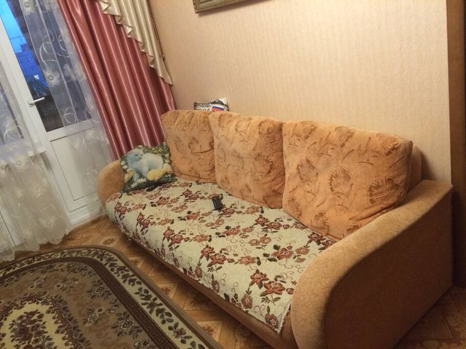 Мягкий диван-кровать