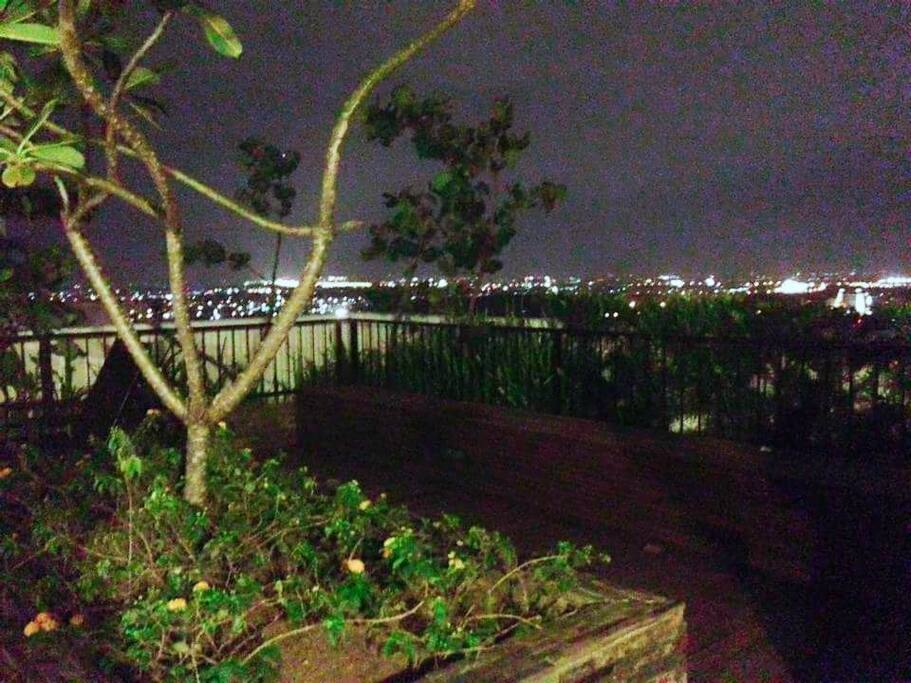 overviewing the metro at night