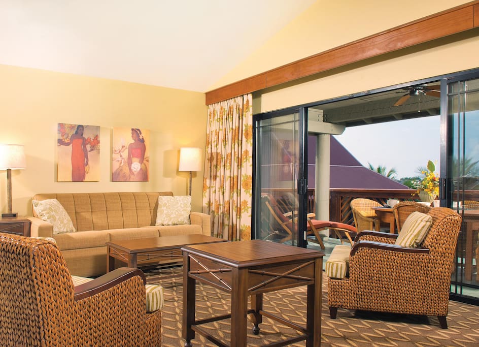 Wyndham Kona Hawaiian Resort - Living Room