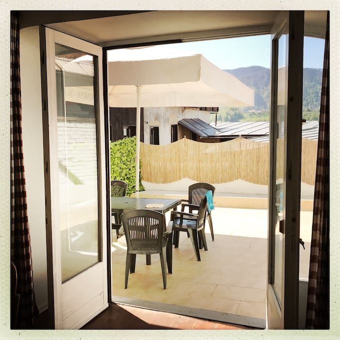 Terrace - The heart of the apartment. Beautiful outdoor terrace for relaxing and breathtaking view