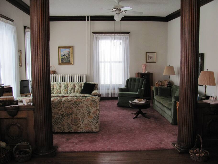 Your parlor at the River's Bend.