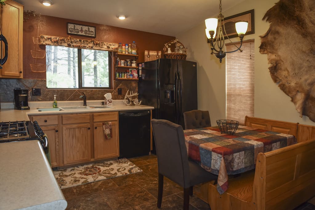 Kitchen with bench seating