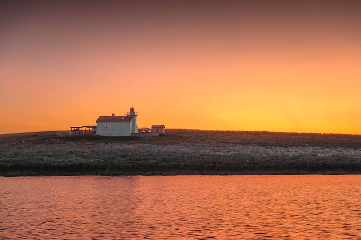 Beach front lighthouse Marlera
