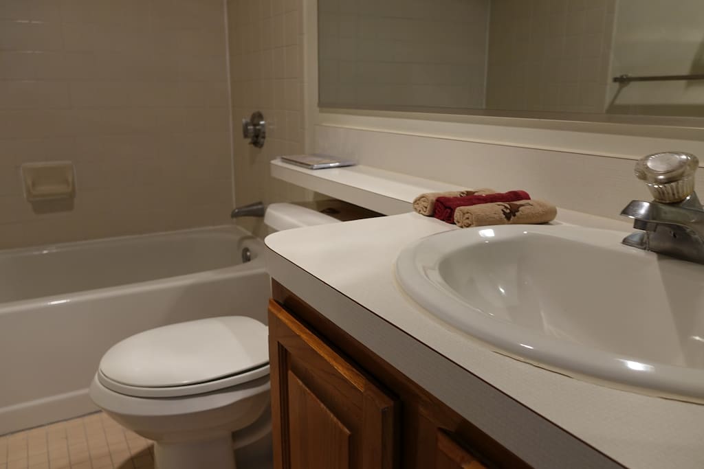 Private full bath.