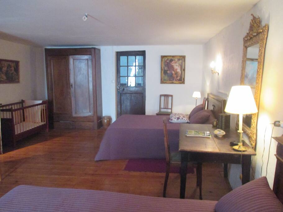 chambre 2 lits en 140