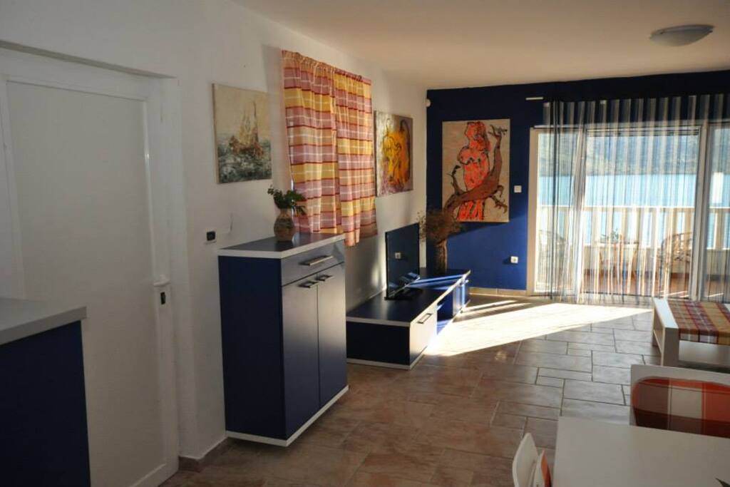 The blue apartment (duplex - 90m2) -living room
