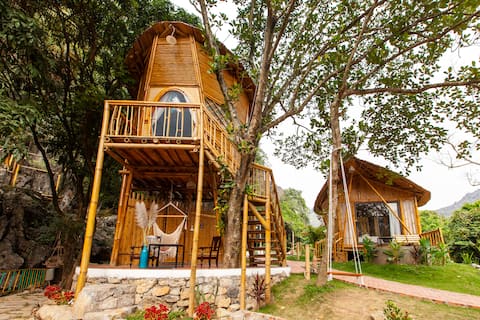 Trang An Lamia Bungalow - Bamboo Treehouse