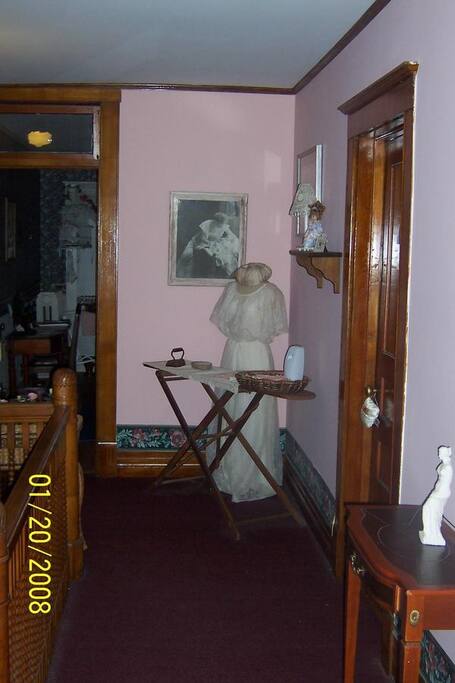 2nd Floor Hallway where ghosts pace the halls and walk up and down the stairs!