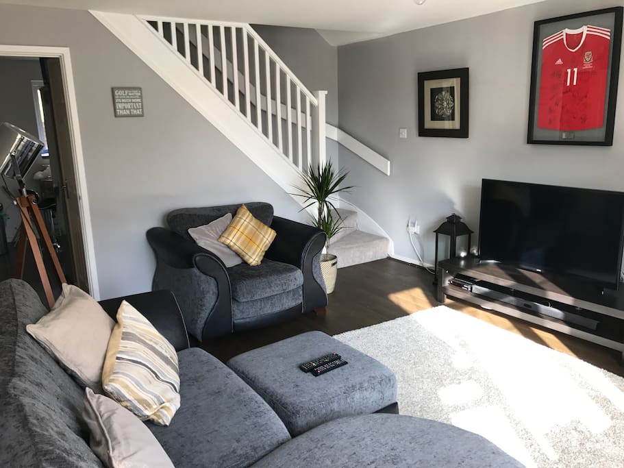 The living room stairs