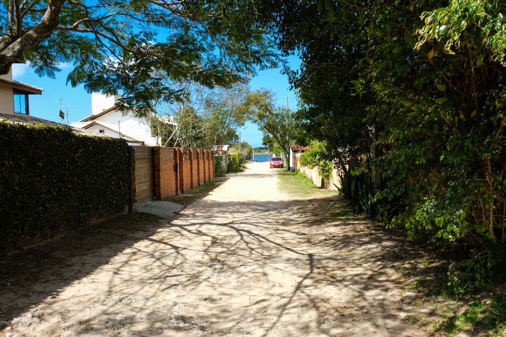 Our home is in a very quiet street.