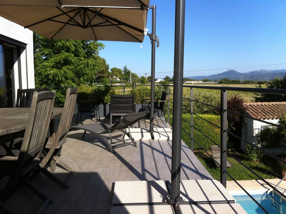 TERRASSE VUE STE VICTOIRE