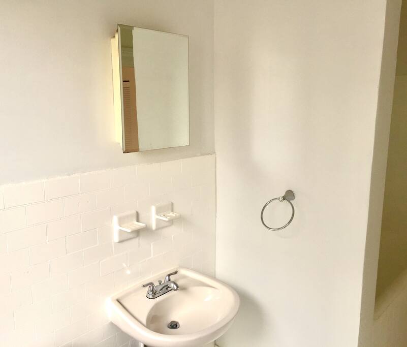 Bathroom sink and tub