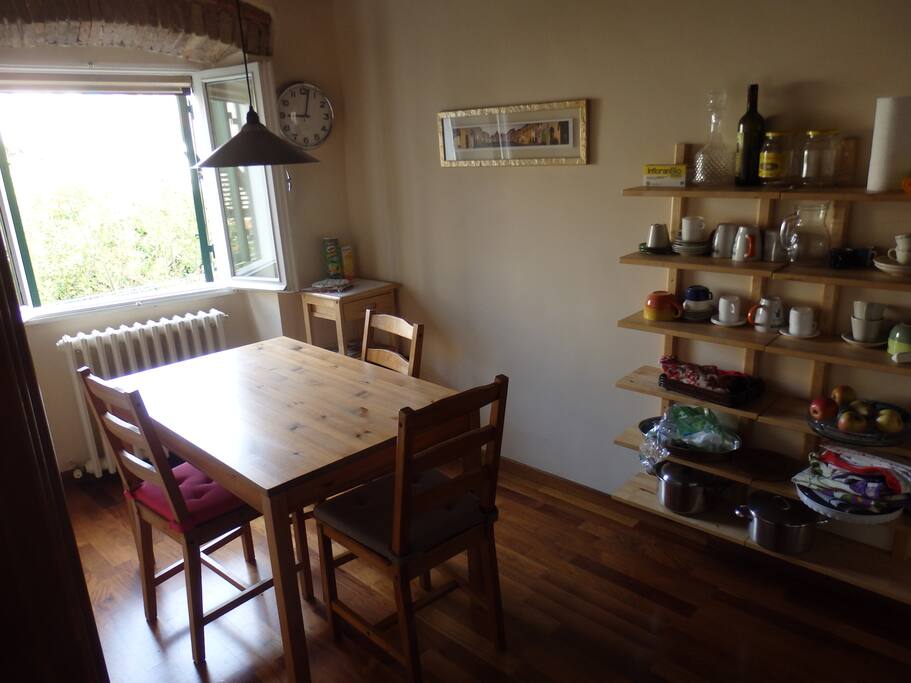 La cucina e sala pranzo