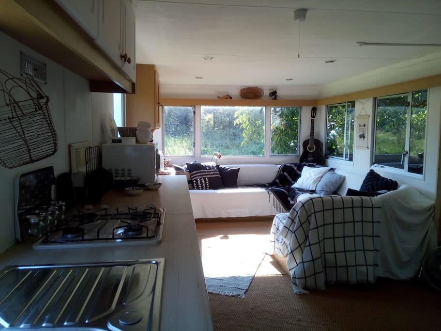 Living space & kitchen