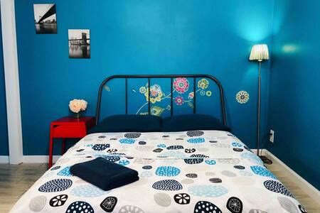 The clean separate studio in New York